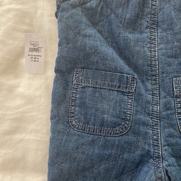 Baby GAP denim overalls- unisex. - Picture 4 of 7